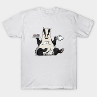 Badger Tea and Cake T-Shirt